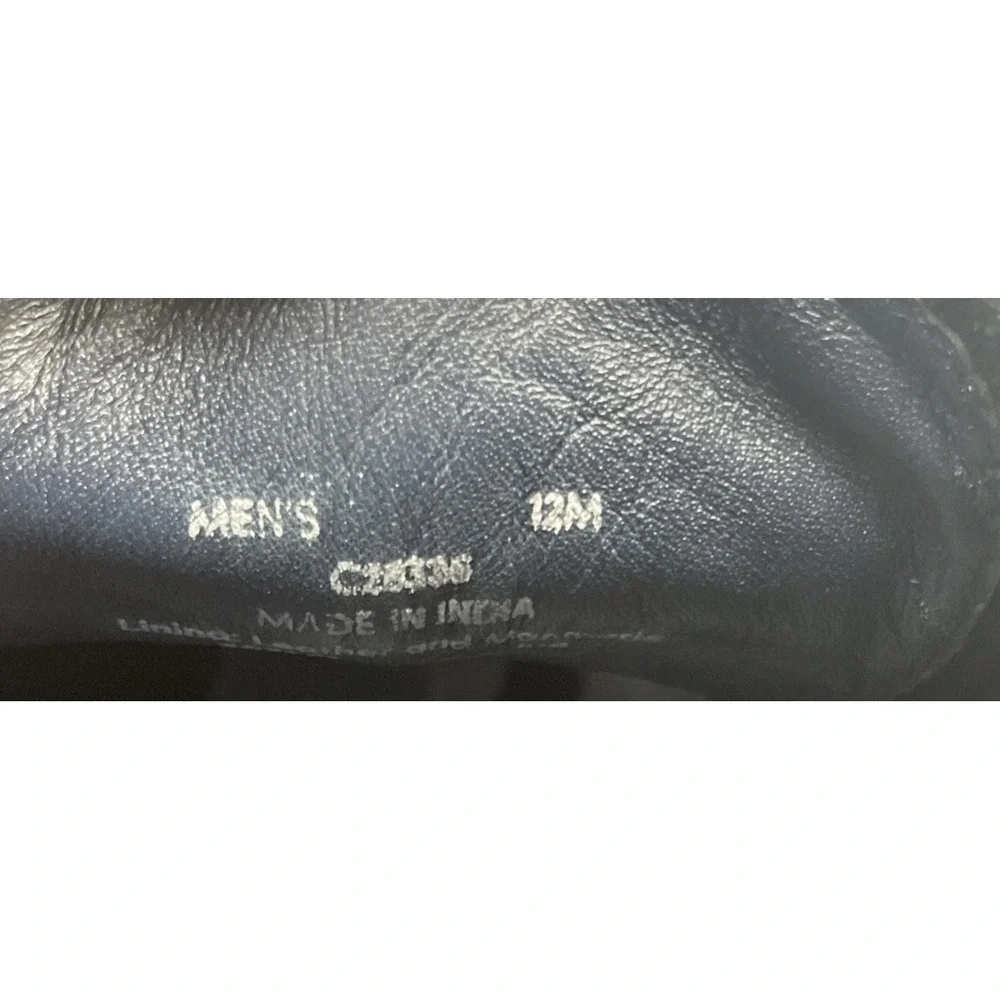 COLE HAAN Nathan Black Leather‎ Chukka Boots C30633 Men's Size 12 M